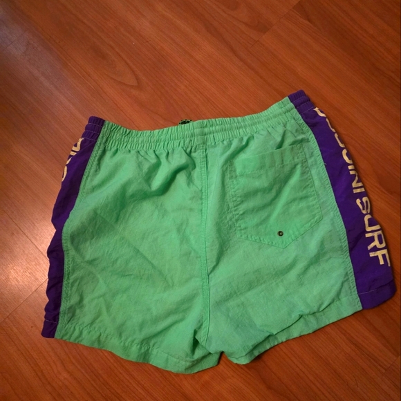 Bossini Green and Blue Swim Shorts Medium - Picture 2 of 3